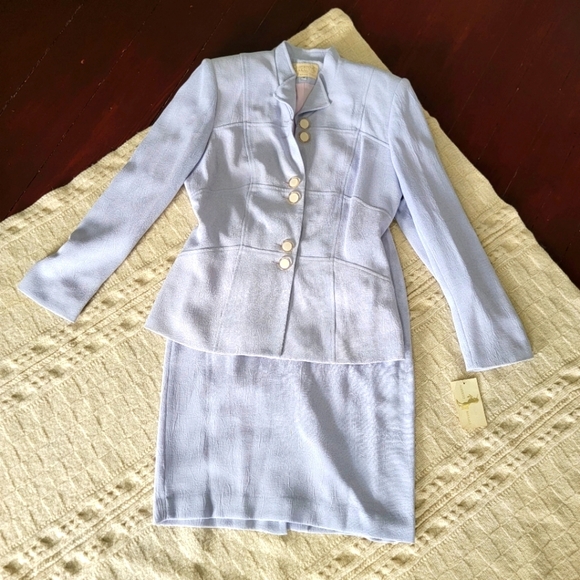 Alberto Makali Dresses & Skirts - Alberto Makali Soft Blue Skirt Set